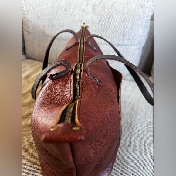 Oversized Nutmeg zip PLG tote - Picture 4 of 11